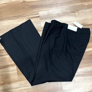 Loft New! Black Dress Pants Julie Fit Size 10 Petite Nice Thin Unlined Stretch